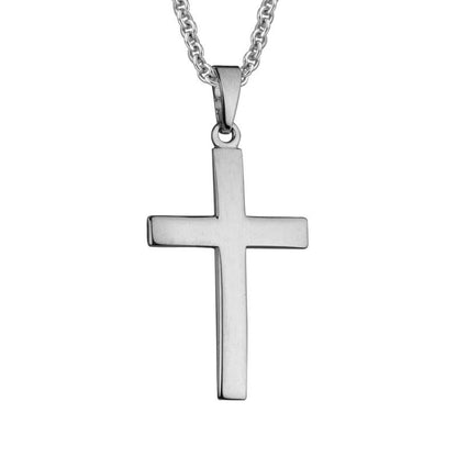 SS 24.5mm Cross Necklace SNF56MN