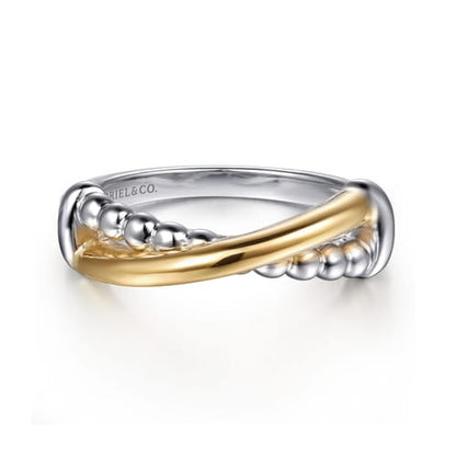 SS/14kY Criss Cross Ring LR52960MZJJJ - 7