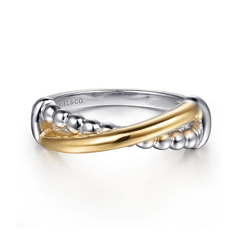 SS/14kY Criss Cross Ring LR52960MZJJJ - 7