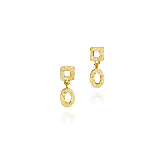 18k Vermeil Geometric Earring PE129-81/O