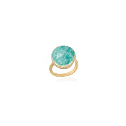 18k Vermeil Amazonite Ring O129-005AZO