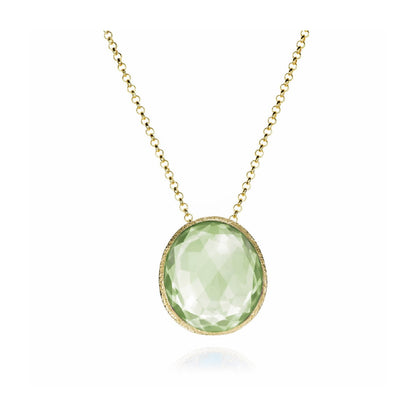 18k Vermeil Green Amethyst Necklace CGF-129-008AVO