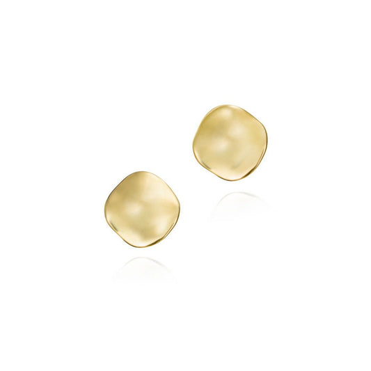 18k Vermeil AQUA Stud PE120-9858/O