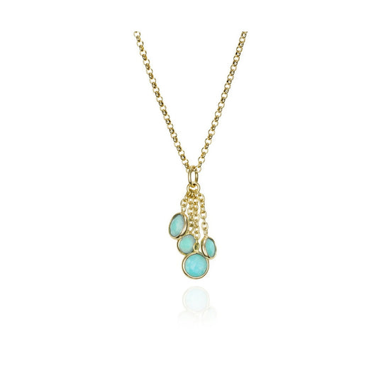 18k Vermeil Amazonite BELLA Necklace CG129-3378AO