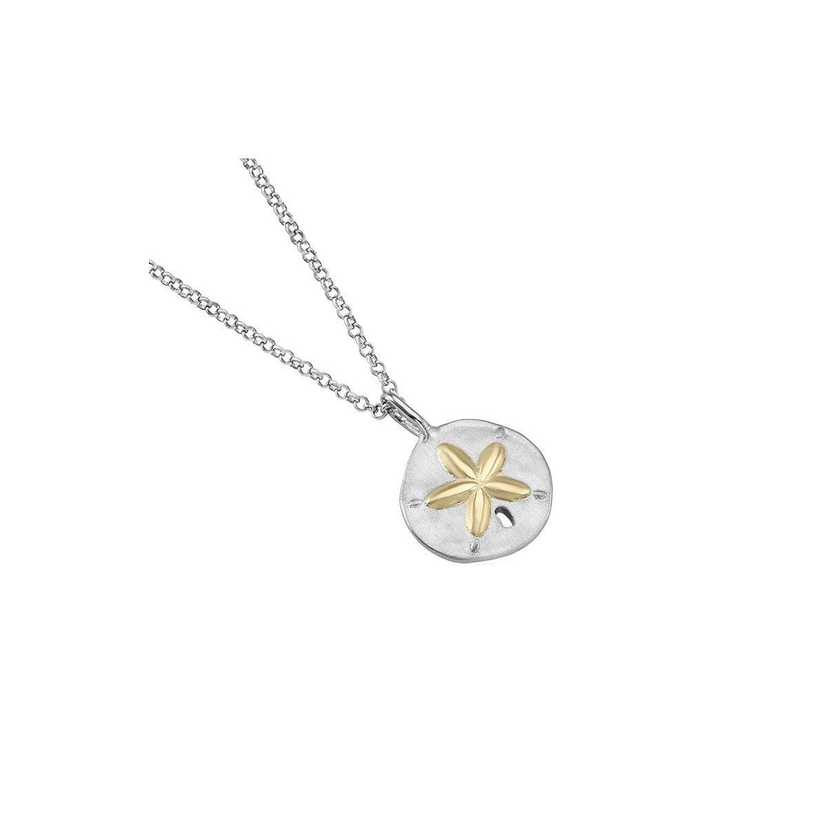 SS/18k Vermeil Starfish Necklace CG120-6901/O