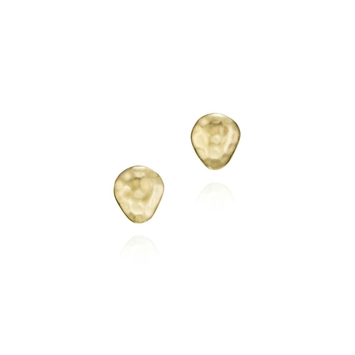 18k Vermeil Hammered Stud PE129-27/OM