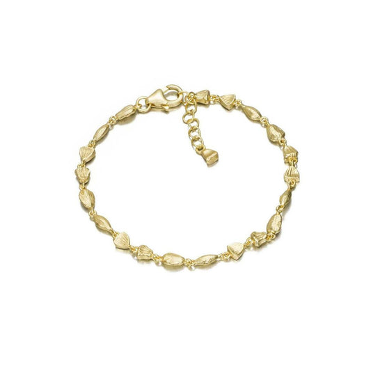 18k Vermeil Nugget Bracelet PU129-1518O