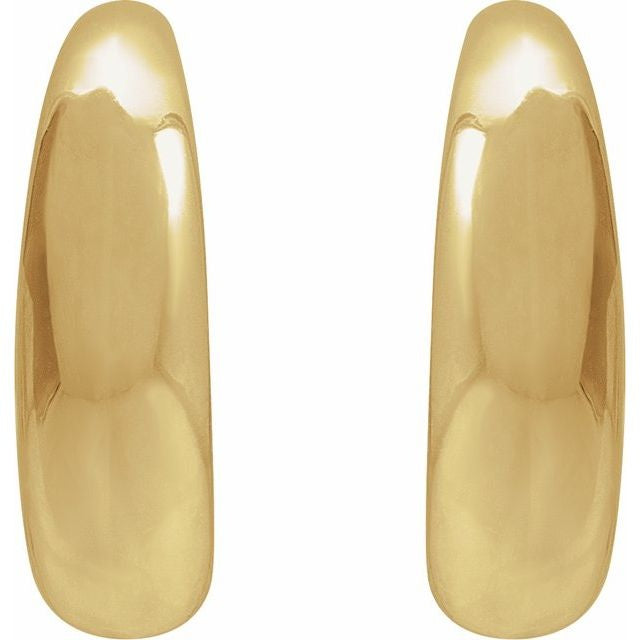 14kY 4.3x14.4mm Taper Hoops 689324