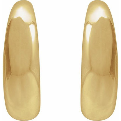 14kY 4.3x14.4mm Taper Hoops 689324