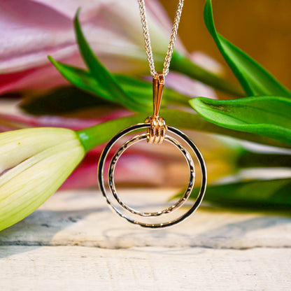 SS/RG Harmony Pendant PE79742-18