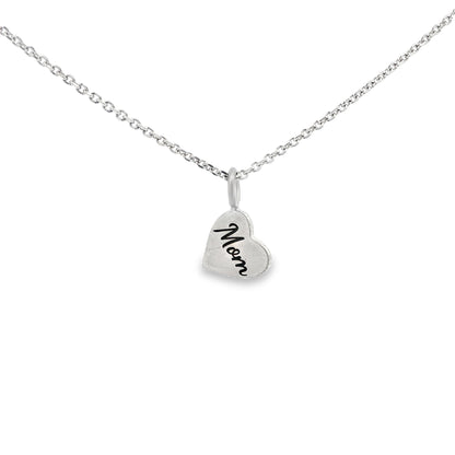 SS Heart Mom Pendant - 9mm
