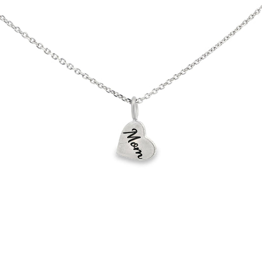 SS Heart Mom Pendant - 9mm