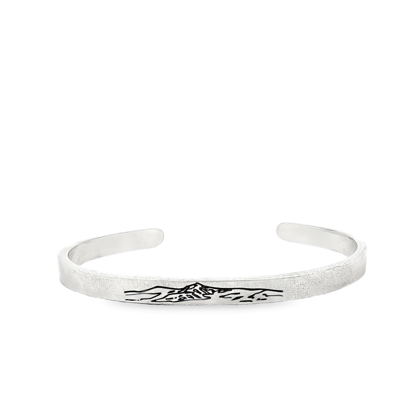SS Mount Monadnock Cuff Bracelet