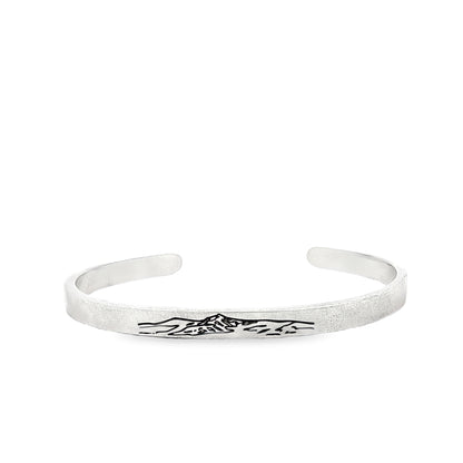 SS Mount Monadnock Cuff Bracelet