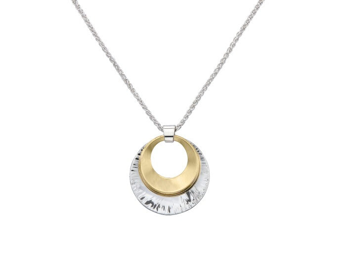 SS/YG Shimmer Necklace PE39842NS-18