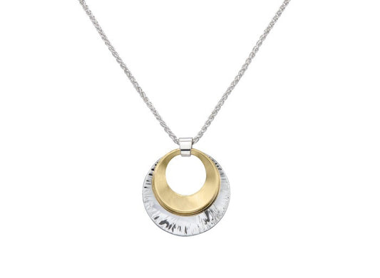 SS/YG Shimmer Necklace PE39842NS-18