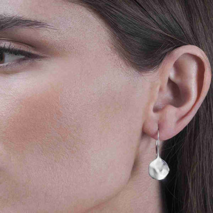 SS Aqua Dangle Earring PE120-7078