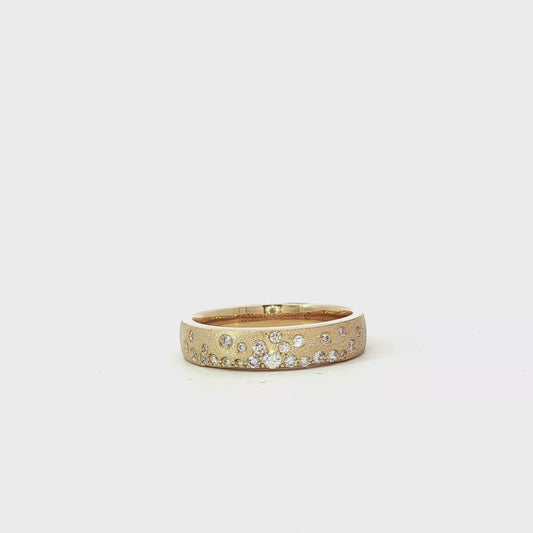 14kY .21cttw Diamond Flush Set Ring AA70114D-201Y