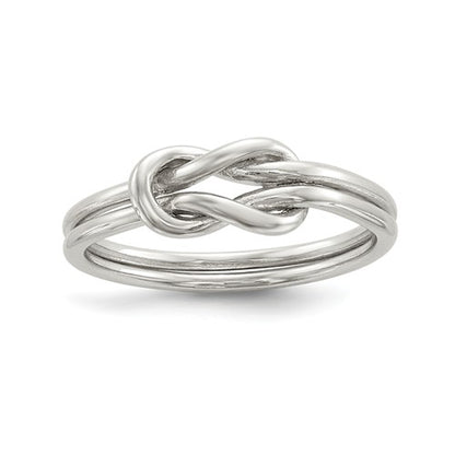 SS Love Knot Ring QR6591-7