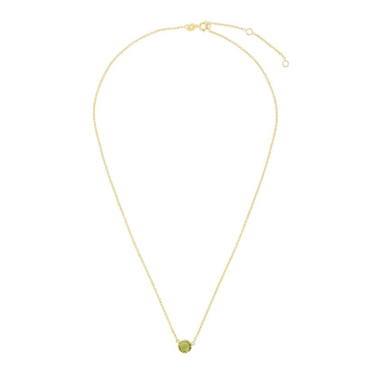 14kY Peridot Necklace RC6947-17