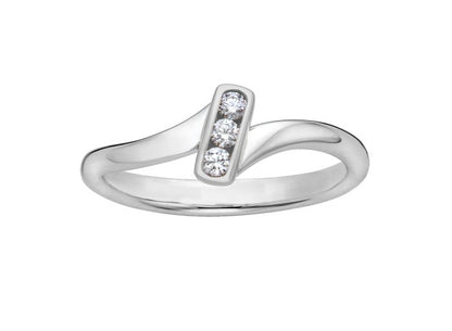 SS .09cttw Diamond Aurora Ring RI82210D-7