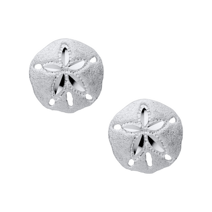 SS Small Sand Dollar Stud Earring NE3030
