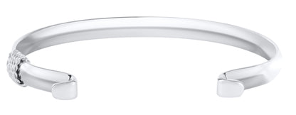 SS Narrow w/Rope Conv. Bracelet SB5429-65