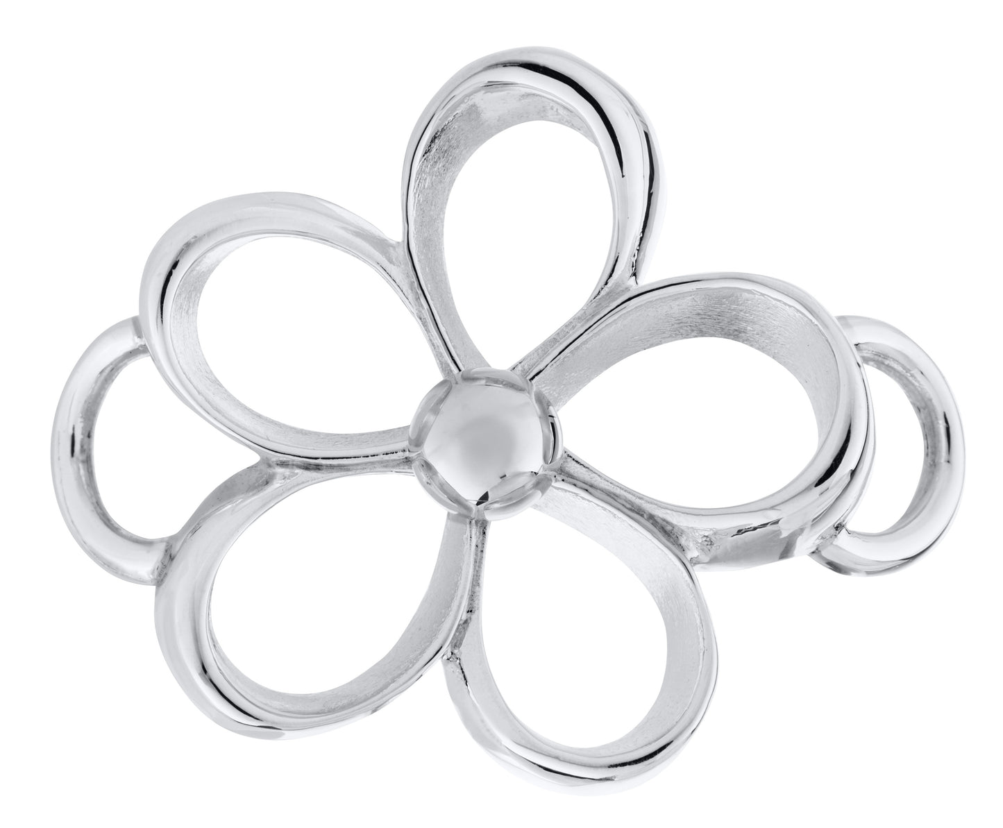 SS Open Loop Flower Clasp SB5918