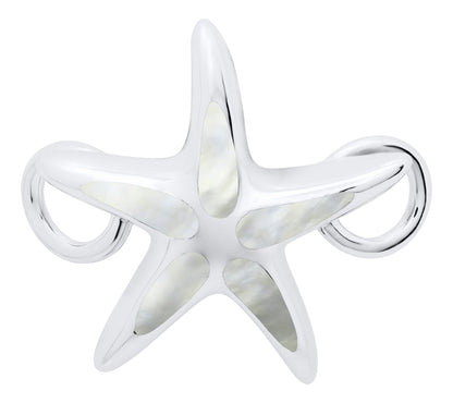 SS Starfish Mother of Pearl Clasp SB5986-MOP