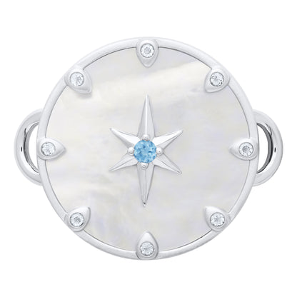 MOP Compass Rose Clasp SB5990
