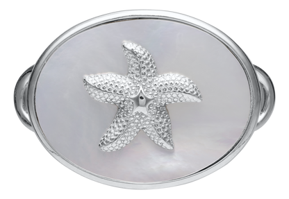 SS Oval MOP Starfish Clasp SB5997