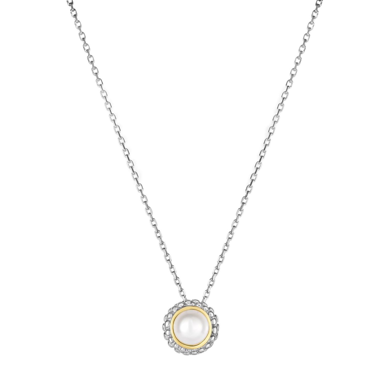 SS/18kY Pearl Prosecco Necklace SILSET2291-18