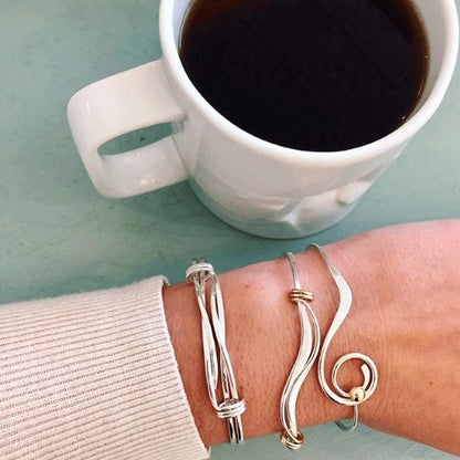 SS Signature Twist Bracelet BR26812-LM