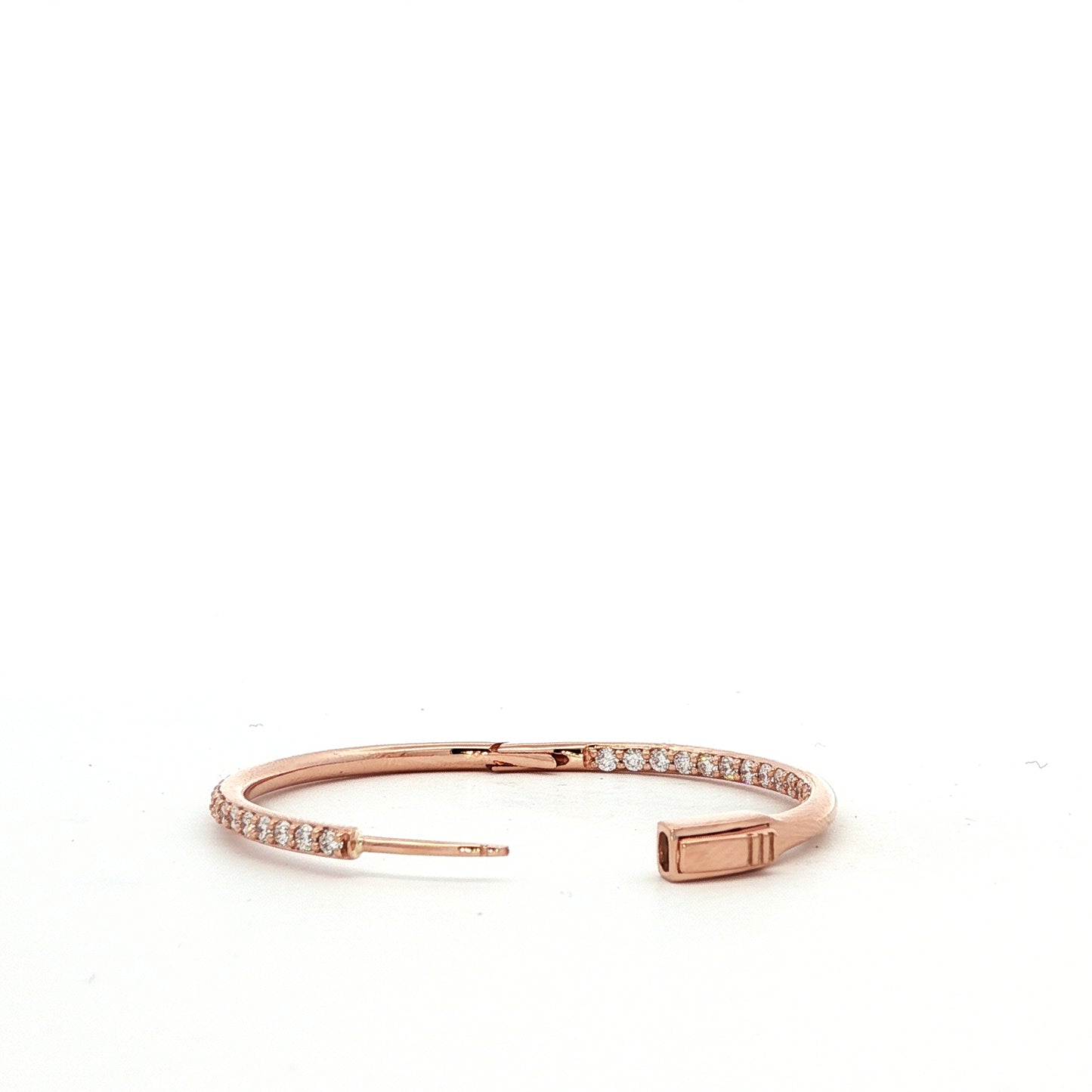 14kR .96cttw Diamond Hoop E0674