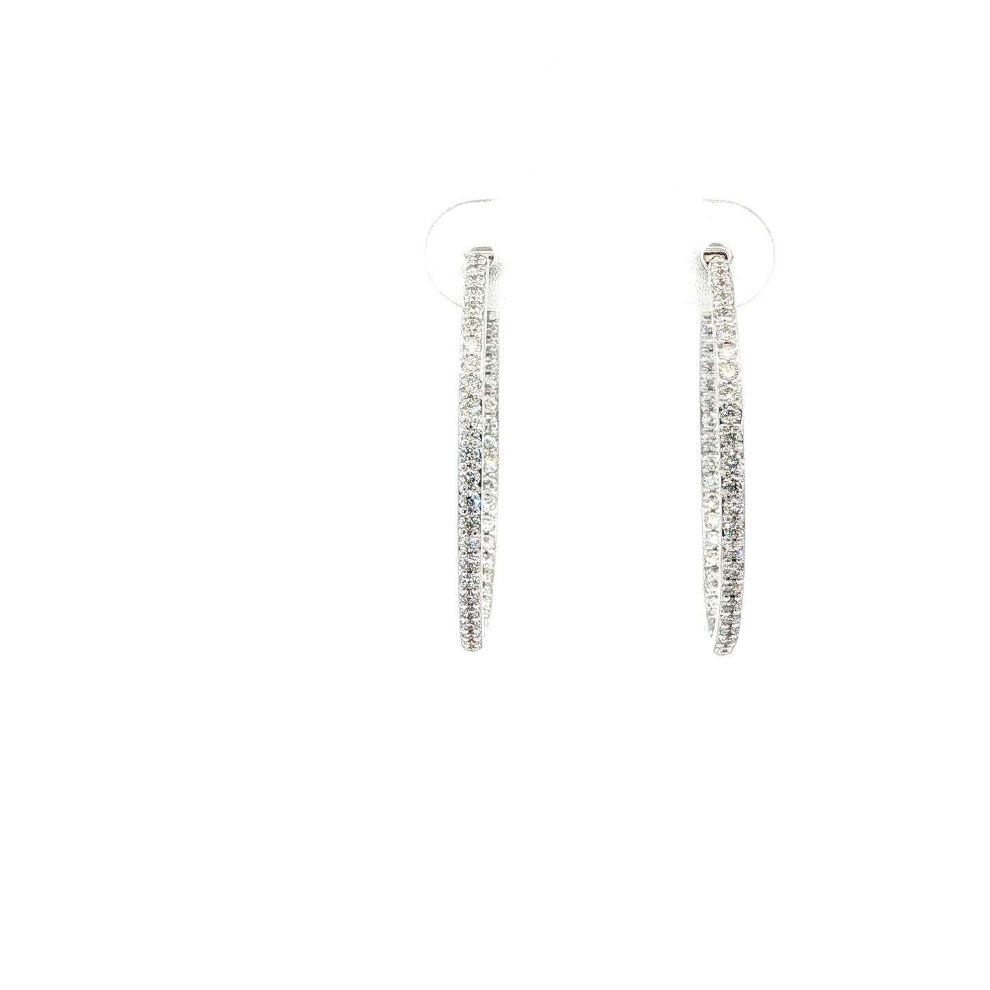 14kW .96cttw Diamond Hoop E0674