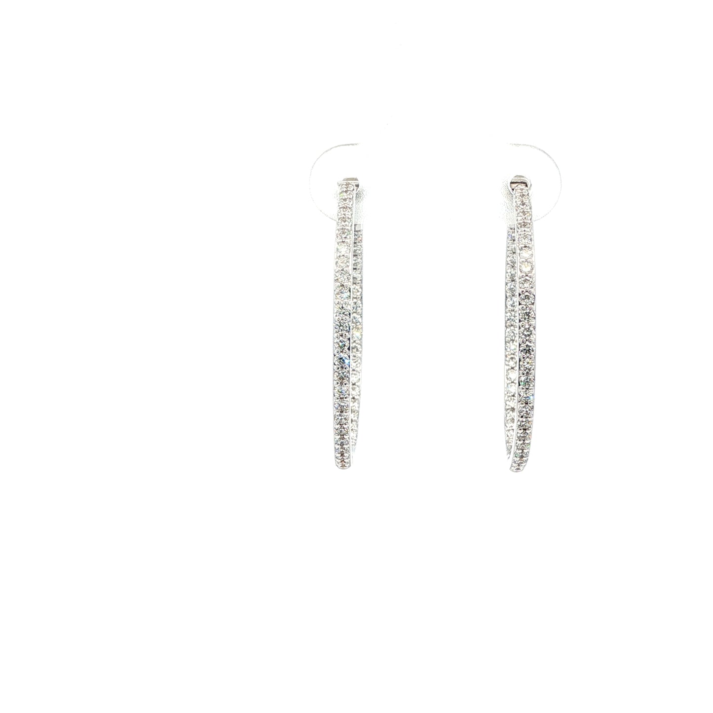 14kW .96cttw Diamond Hoop E0674