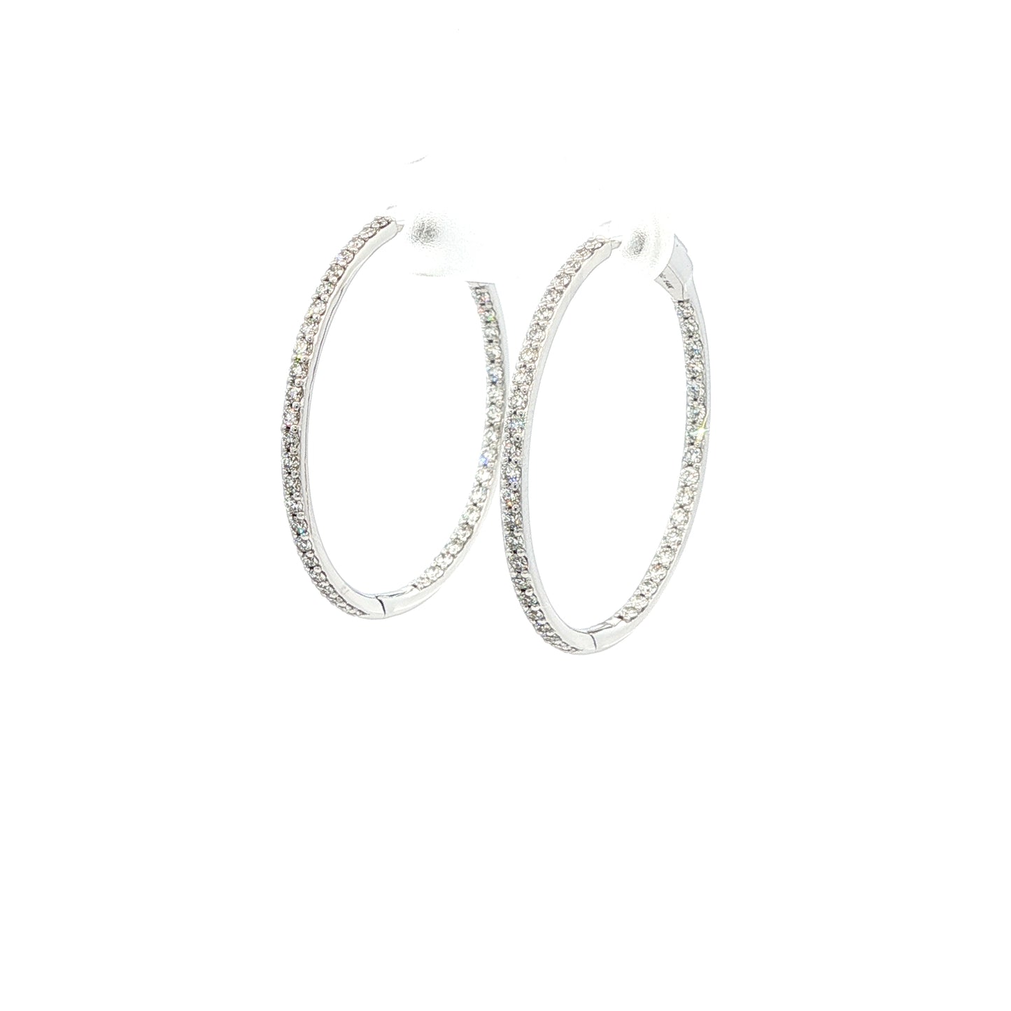 14kW .96cttw Diamond Hoop E0674