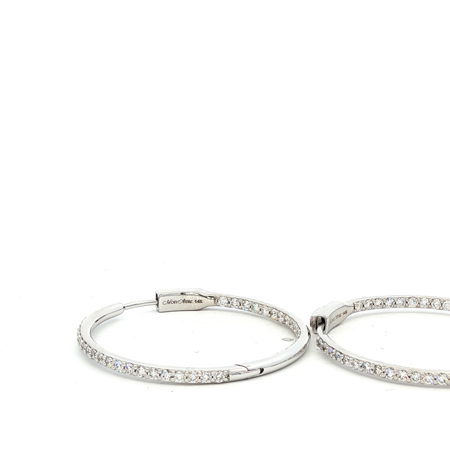 14kW .96cttw Diamond Hoop E0674