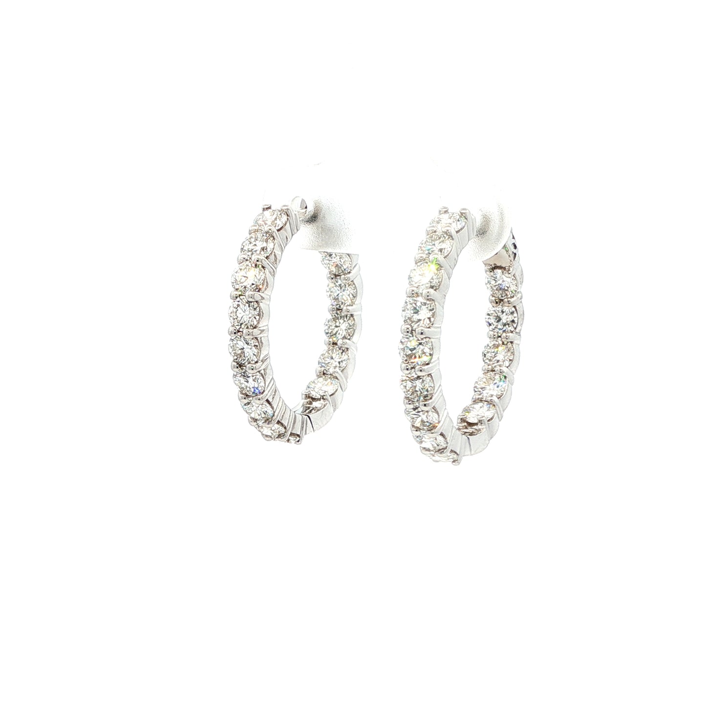 14kW 3.55cttw Diamond Hoop E0052