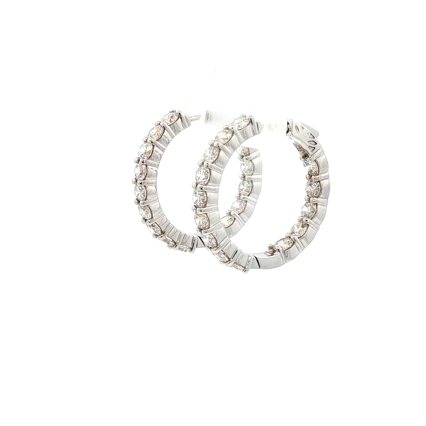 14kW 3.55cttw Diamond Hoop E0052