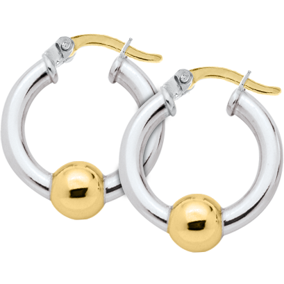 SS/YG 20mm Hoop ZE5405